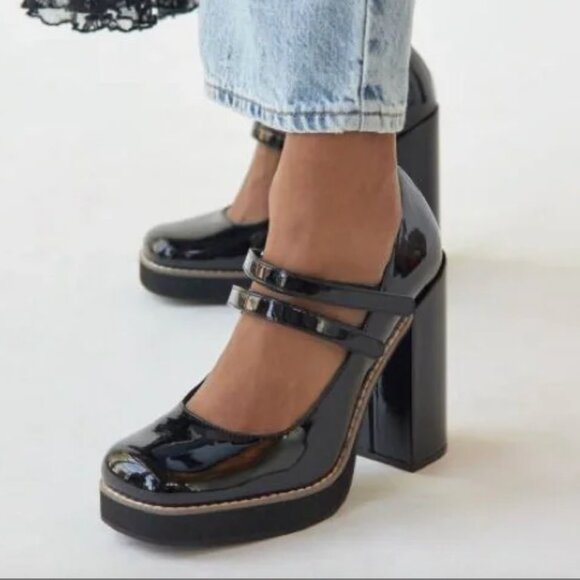 Steve Madden Twice Mary Jane Platform Pumps - Picture 1 of 14